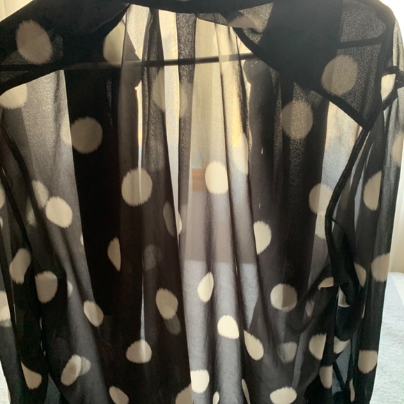 Topshop | Black White Polka Dot - Picture 3 of 7